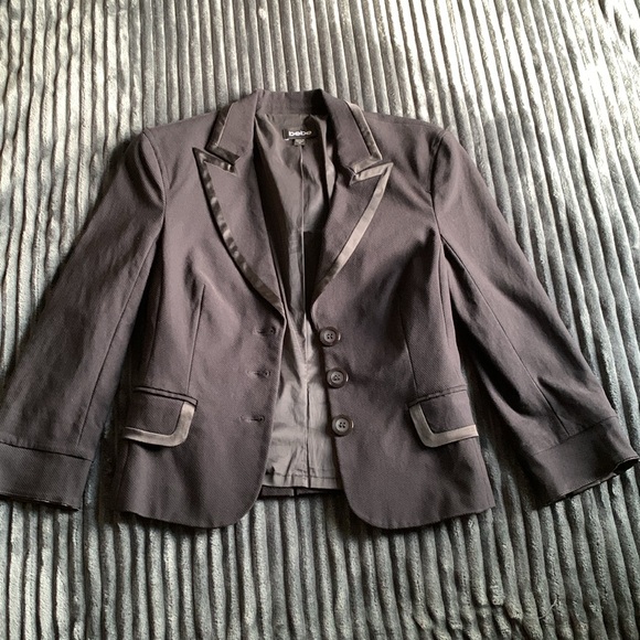 Bebe Suit with Dress and Blazer in Black. Size 10. - Picture 6 of 9